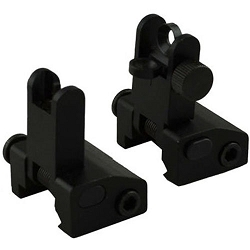 Aluminum Micro Flip Up Front and Rear AR Sight