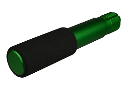 Pistol Buffer Tube Anodized Green Finish With 3.5
