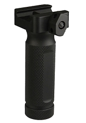 Aluminum Knurled Foregrip Small BLACK