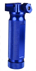 Aluminum Knurled Foregrip Large BLUE