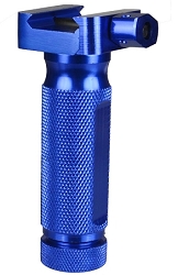 Aluminum Knurled Foregrip Small BLUE